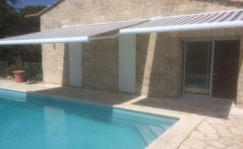 store extérieur 6x3m store banne 6x3m