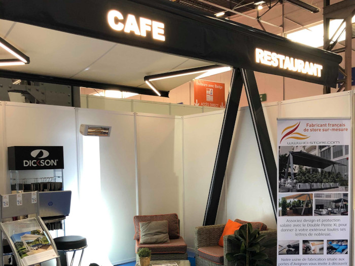 Store pour professionnel de restaurants Store double pente XL pour professionnel au salon Food'in Sud Marseille 2020