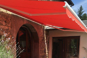 store extérieur 6m store coffre integral 6x3m