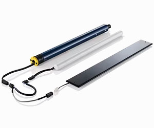 Somfy, solution solaire pour volets roulants Moteur, batterie et panneau solaire, pour volet roulant solaire, somfy