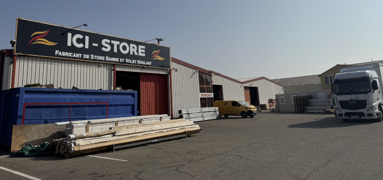 usine stores banne, magasin de stores, avignon, fabrication de store Entree ICI STORE