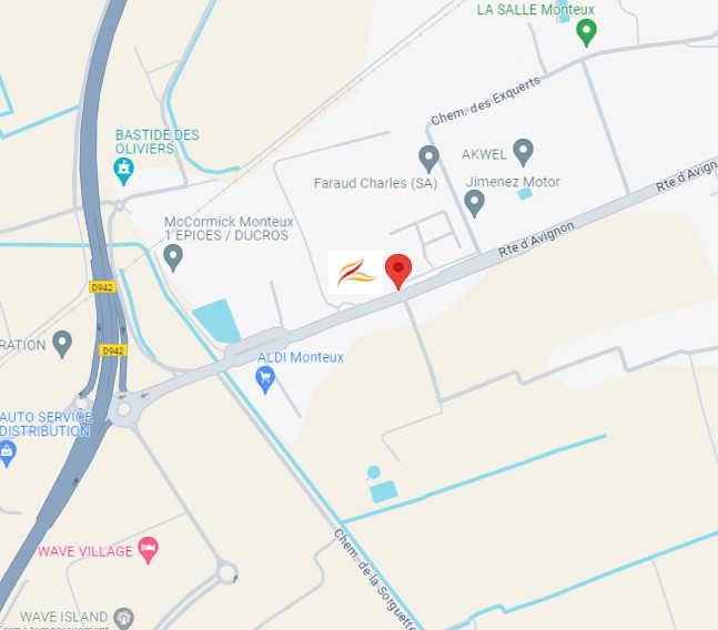 ici store boutique, magasin ici store, magasin de stores avignon Plan localisation d'usine ICI STORE Le Pontet