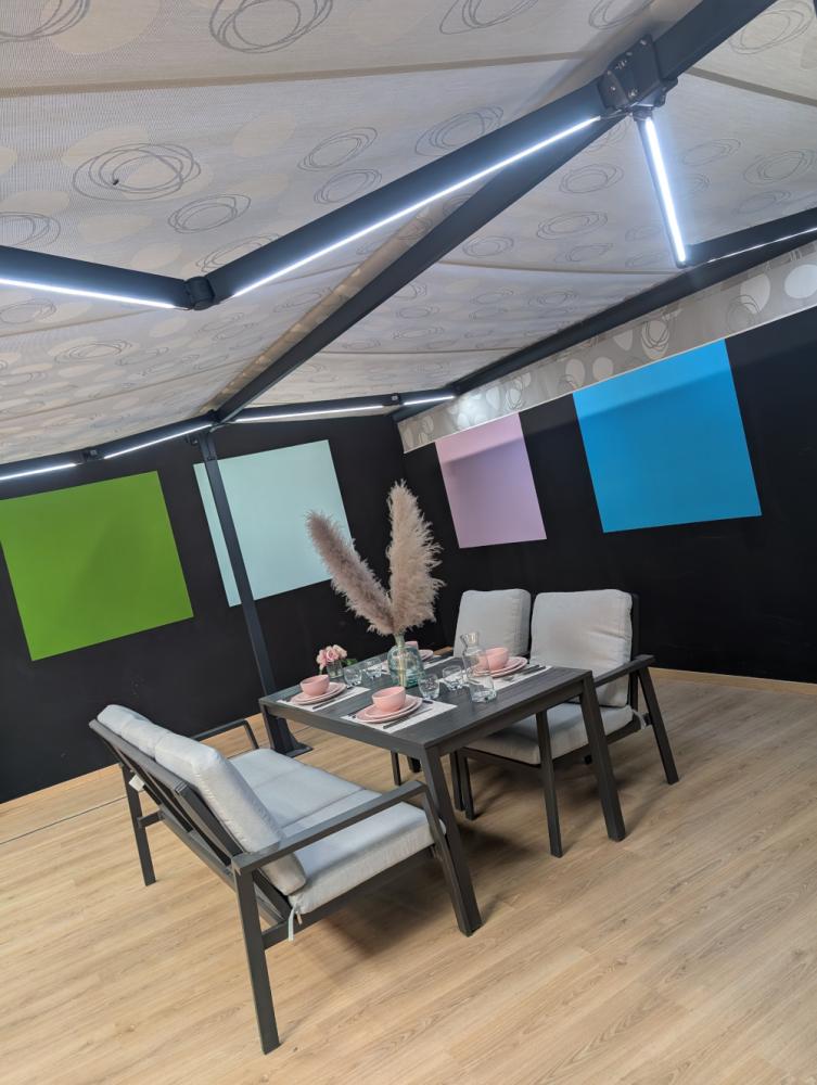 store banne double pente store double pente