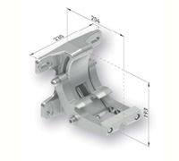 Platine fixation murale storebox400 Platine fixation murale