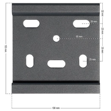 Fixation murale store banne motorisé 4x3 Platine murale store banne motorisé 4x3