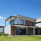 CLIMA ADOSSÉE - Pergola à toile MICROPERFORÉE rétractable