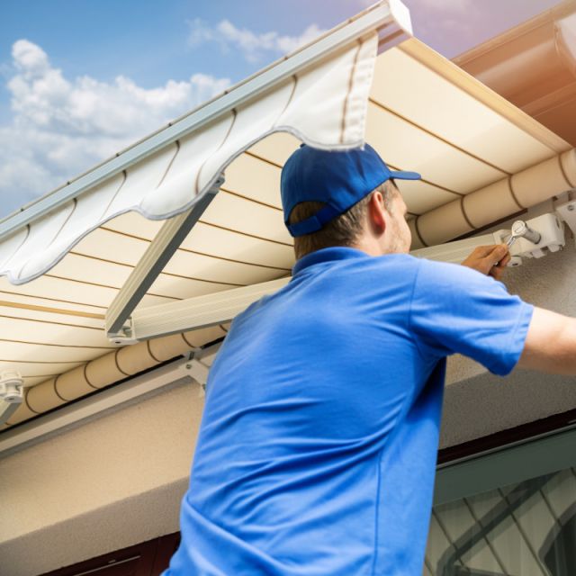 Rentoilage de store sur mesure