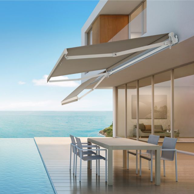 Store banne 3x2,5 motorisé ou manuel Surya