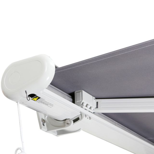 TOSCANA - Store banne Coffre 2,75 x 2 m - Gris 9006 - DESTOCKAGE