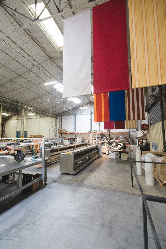 usine stores banne, magasin de stores, avignon, fabrication de store, store exterieur sur mesure, toile de store Coloris Dickson