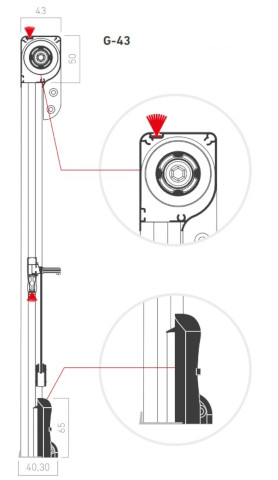 Encombrement moustiquaires sur mesure Encombrement moustiquaires sur mesure