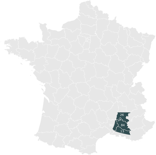 Carte de France des poseurs de store et pour le remplacement de votre toile sur-mesure