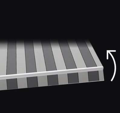 reglage inclinaison store banne, reglage d'un store banne, réglage de l'inclinaison d'un store exterieur, Remonte de la barre