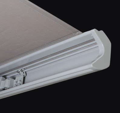 reglages store banne, reglage inclinaison stor, regler l'inclinaison store, reglage stores exterieurs, Barre de charge (avant)