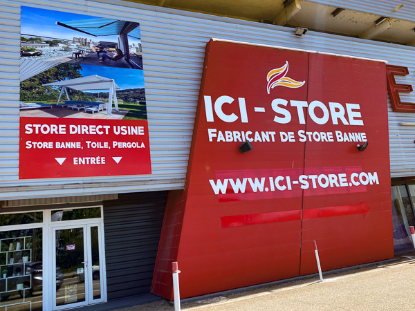 Magasin volets roulants et stores bannes à Marseille (Port de Bouc) Enseigne Ici Store à Marseille (Port de Bouc)