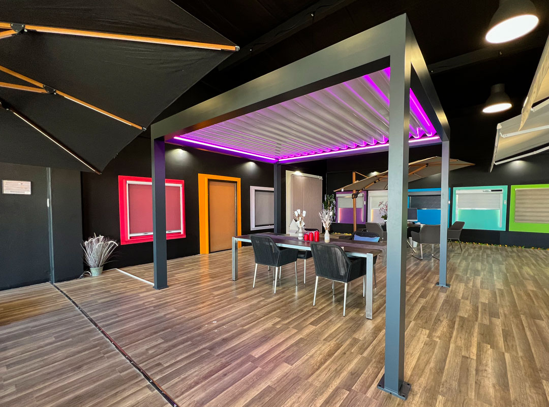 Magasin pour acheter volet roulant Lyon et store banne à Lyon Pergola Lyon en magasin