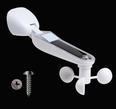 Installation anémomètre Dooya Fixez les vis