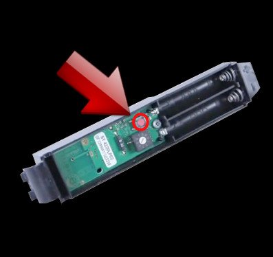 Installer un capteur vent Somfy Eolis 3D RTS ou iO Bouton rouge, intérieur télécommande